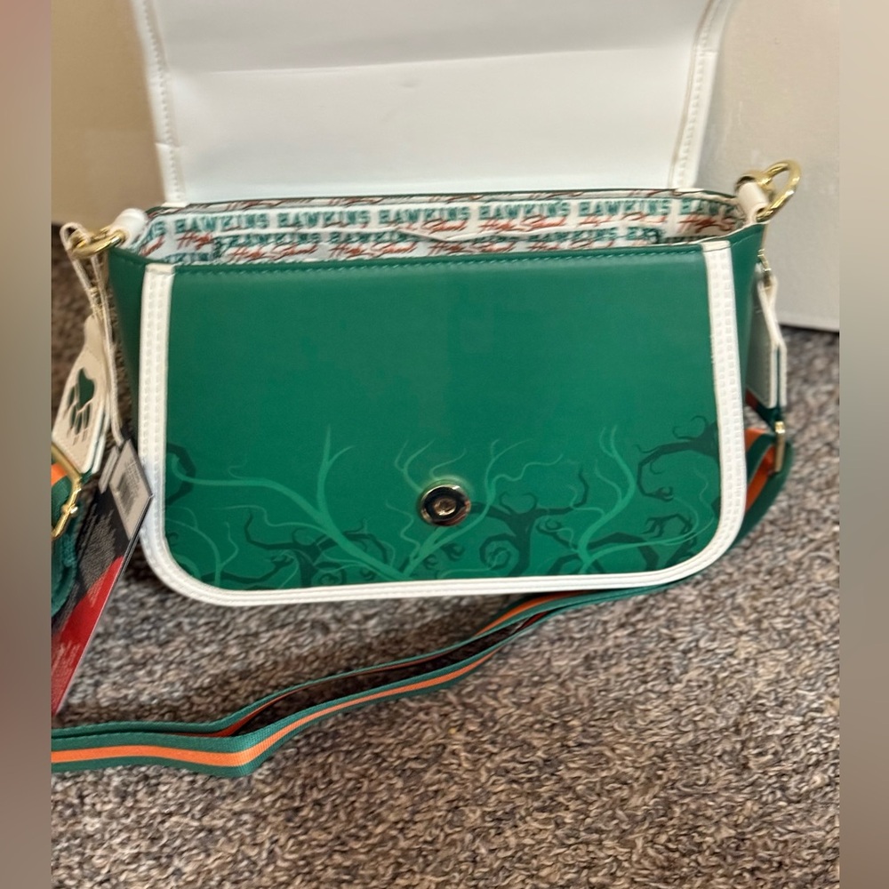 Loungefly Green and White Crossbody Bag - Picture 6 of 7
